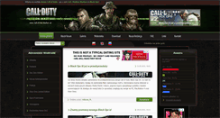 Desktop Screenshot of callofdutywarfare.pl